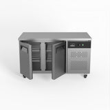 AG Two Door Commercial Worktop / Under Bench Fridge 700mm Depth GNX2100TN - Whisk Hospitality - GNX2100TN