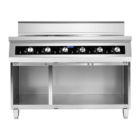 ElectMax 900 Series Induction 6 Burner Cooker with Splashback EIC9 - 1200P - Whisk Hospitality - EIC9-1200P