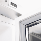 Bromic Upright Display Fridge - 372L - 1 Door - Flat Glass - White with Silver Trim - Whisk Hospitality - GM0374-NR