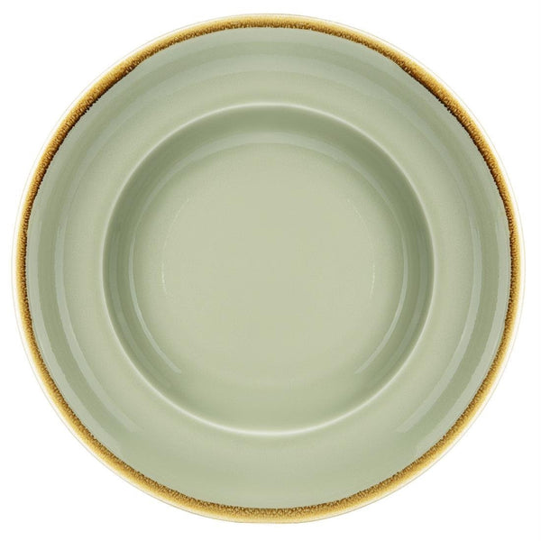 Olympia Kiln Moss Pasta Bowl - 250x58mm 9 3/4" 340ml 12oz (Box 4) DC307 - Whisk Hospitality - DC307