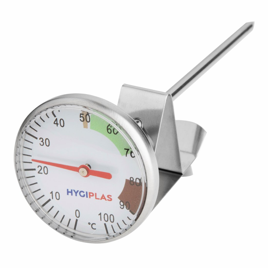 Hygiplas Hot Milk Dial Thermometer - 45mm CB887 - Whisk Hospitality - CB887