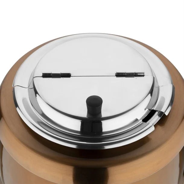 Apuro Copper Finish Soup Kettle - 10Ltr CP851 - A - Whisk Hospitality - CP851-A