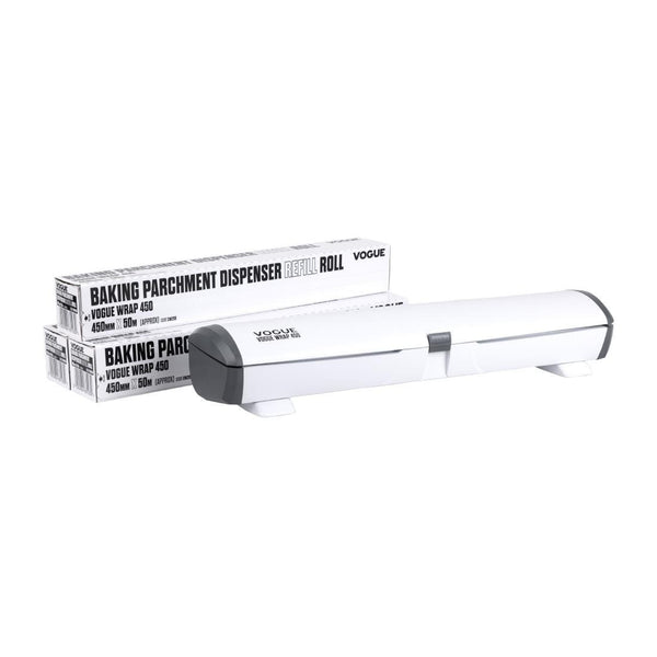 Vogue Wrap 450 Parchment Dispenser & Refill Bundle SA788 - Whisk Hospitality - SA788