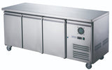 FED - X Stainless Steel Three Door Bench Freezer - XUB7F18S3V - Whisk Hospitality - XUB7F18S3V