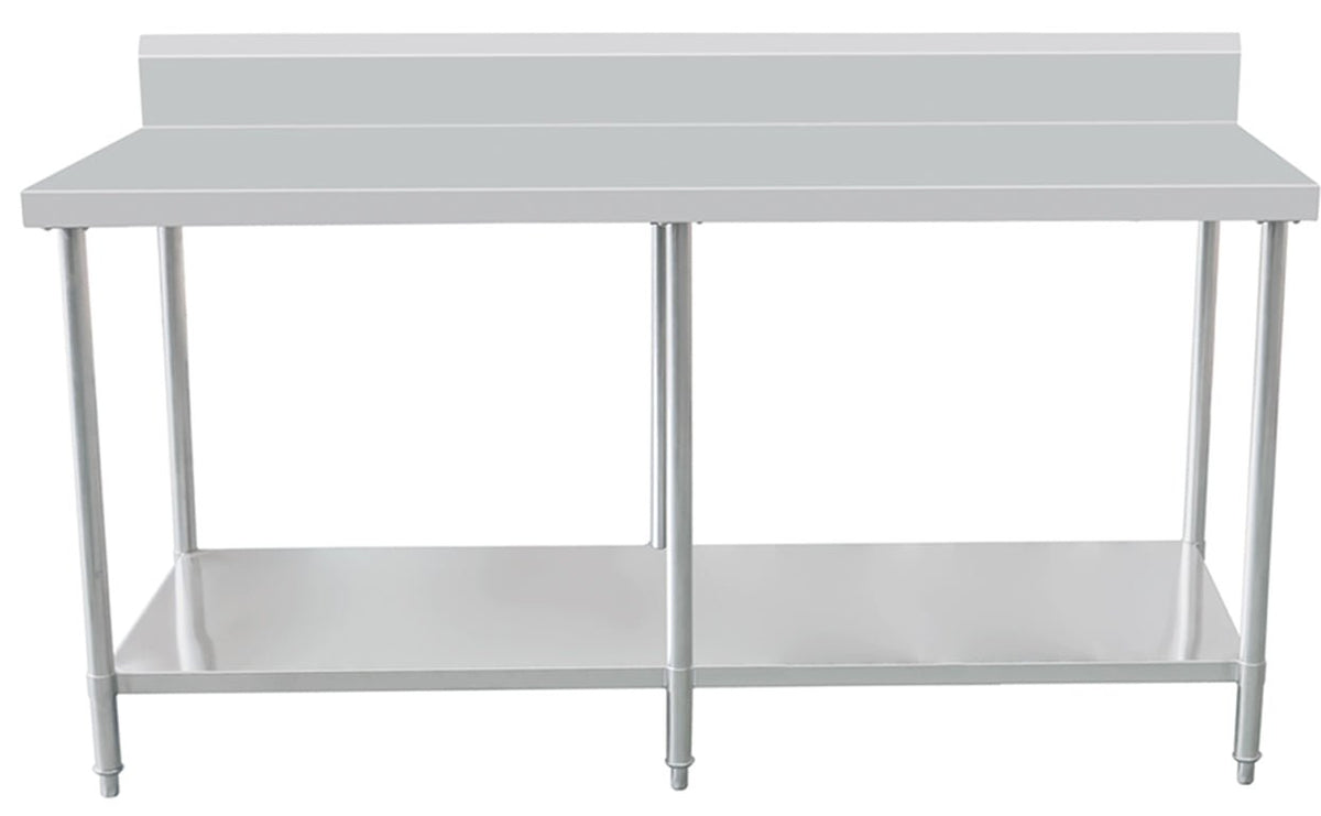 Work Bench with Splashback & Undershelf - 600 / AWS-2160 - Whisk Hospitality - 631615
