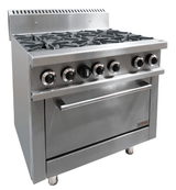 Hargrill HAR - OR900 6 Burner Oven Range - Whisk Hospitality - 3PA-7355-HAR-OR900