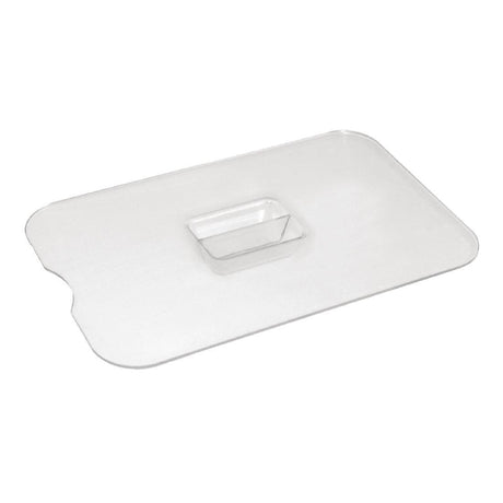 Olympia Kristallon Flat Notched Lid for Medium Salad Crock CB756 - Whisk Hospitality - CB756