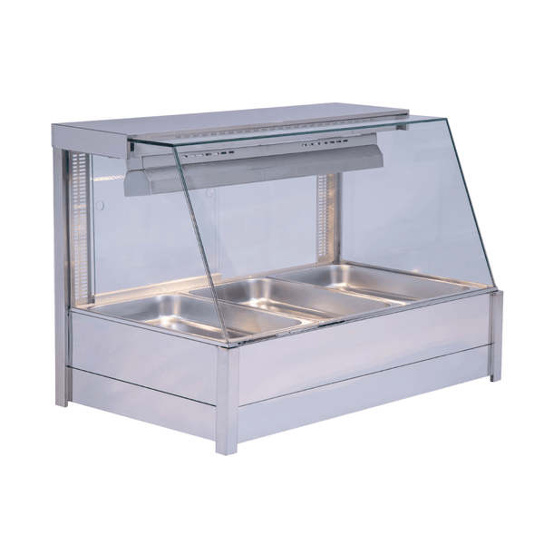Bonvue Angled Countertop Wet and Dry Bain Marie BM11TC - Whisk Hospitality - BM11TC