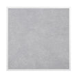 Bolero Light Grey Stone Effect Outdoor Fibre Glass Table Top White Trim - 700mm FU514 - Whisk Hospitality - FU514