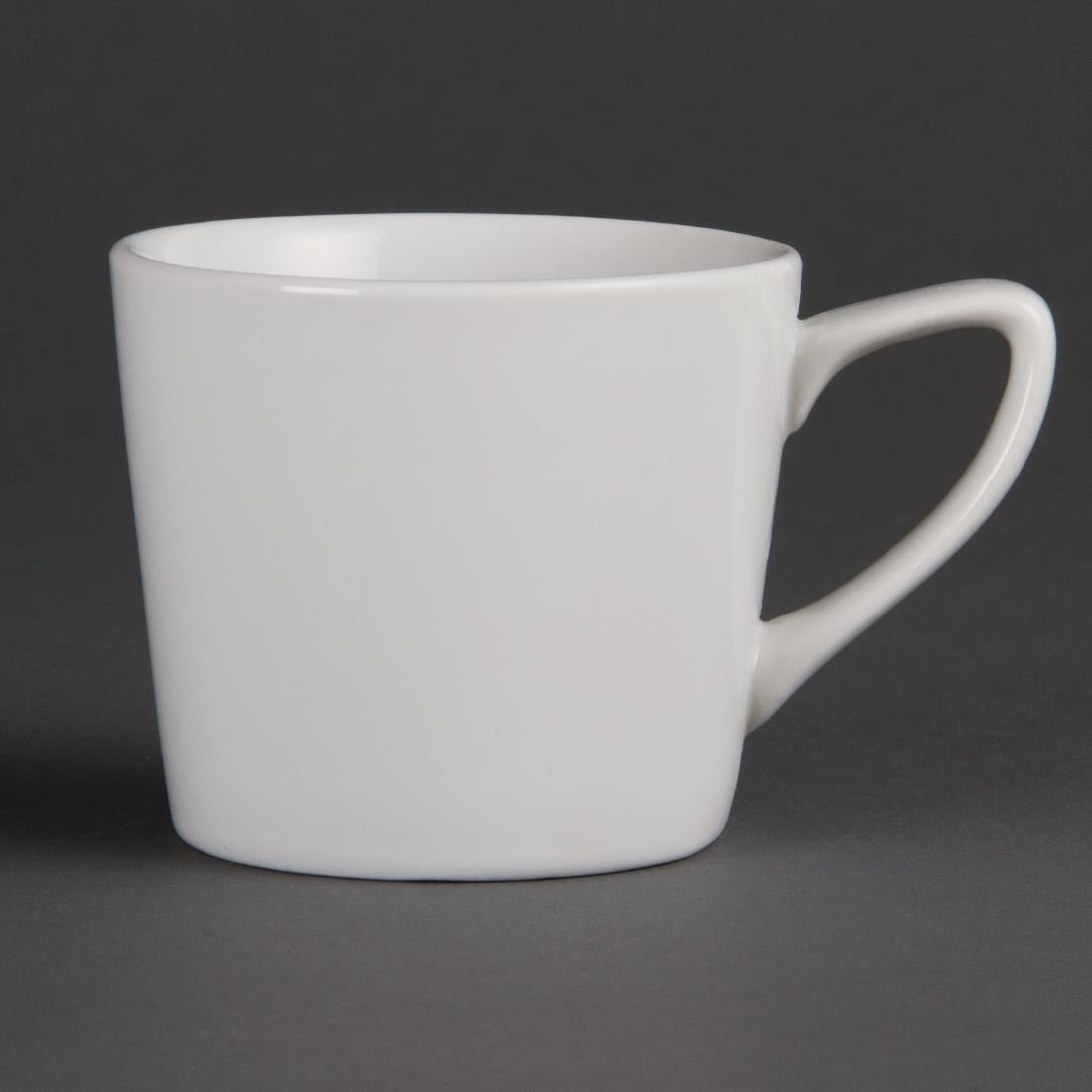 Olympia Whiteware Low Cup White - 200ml 7oz (Box 12) CE536 - Whisk Hospitality - CE536
