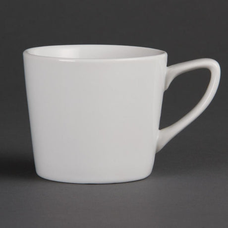 Olympia Whiteware Low Cup White - 200ml 7oz (Box 12) CE536 - Whisk Hospitality - CE536