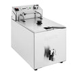 Apuro Single Electric Fryer with Timer - 8Ltr - 2.9kW CU620 - A - Whisk Hospitality - CU620-A