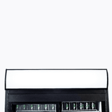 Bromic Upright Display Fridge - 945L - 2 Doors - Sliding - Flat Glass - Lightbox - Whisk Hospitality - GM0980LS-NR