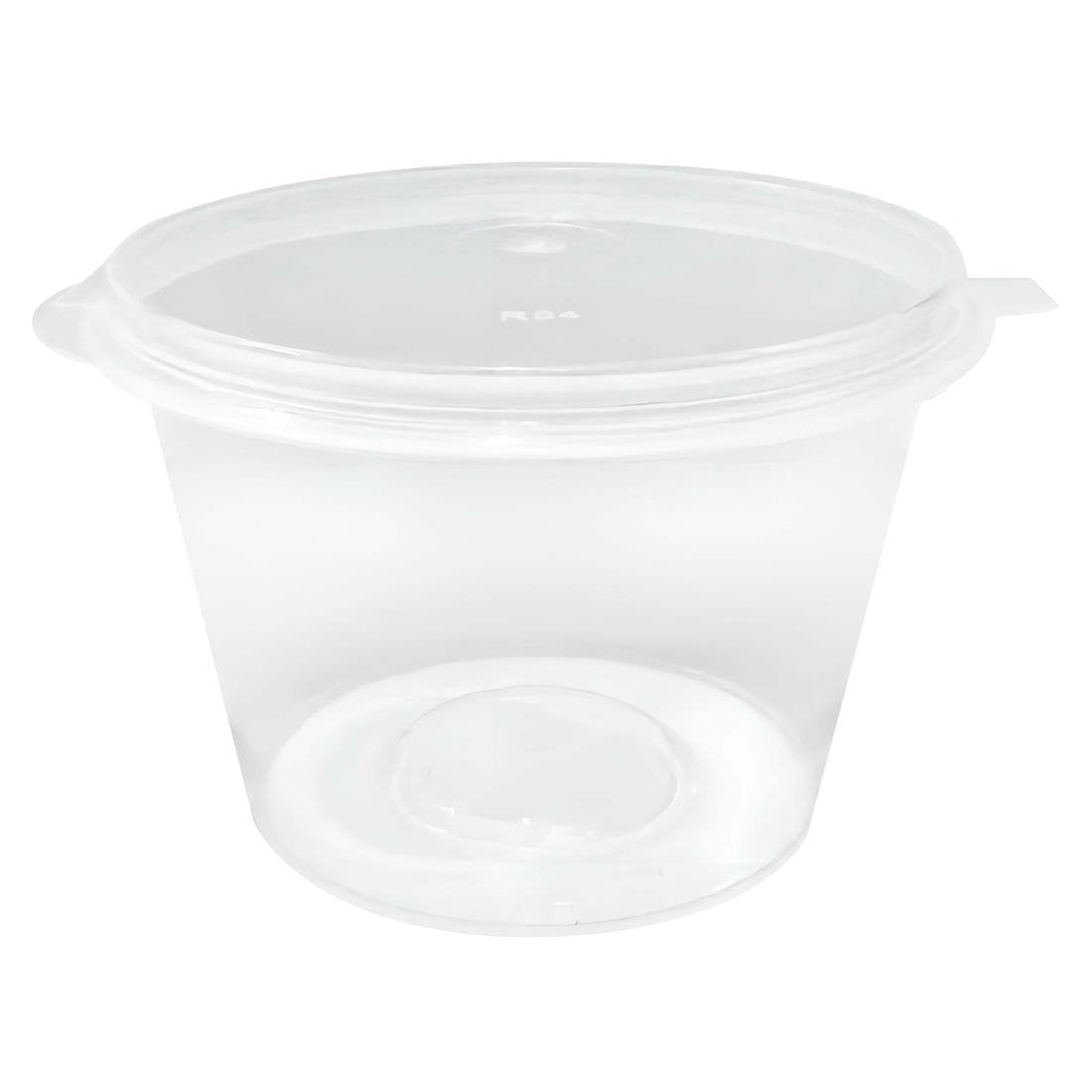 Fiesta Recyclable Portion Pot with Lid - 100ml (Pack 50) HZ578 - Whisk Hospitality - HZ578