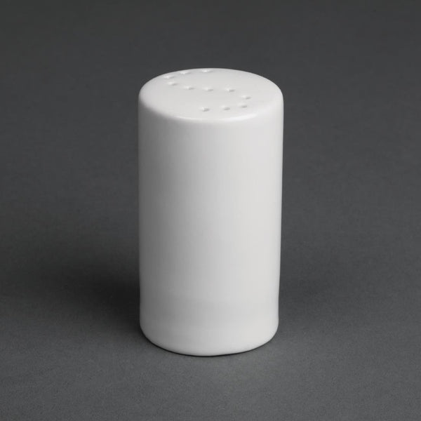 Olympia Whiteware Salt Shaker - 80mm (Box 12) CB702 - Whisk Hospitality - CB702