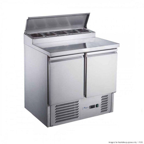 FED - X Two Door Salad Prep Fridge - XGNS900D - Whisk Hospitality - XGNS900D