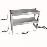 Benchstar Commercial Food Warmer with 4 Lamps – FW4L - 092 - Whisk Hospitality - FW4L-092