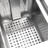 Apuro Double Induction Fryer - 2x7.5ltr - 2x3kW CT012 - A - Whisk Hospitality - CT012-A