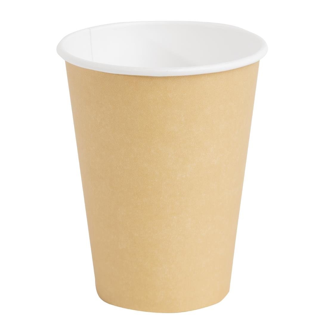 Fiesta Recyclable Hot Cup Single Wall Kraft 340ml (Sleeve 50) GF033 - Whisk Hospitality - GF033