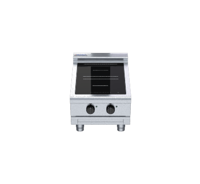Waldorf 800 Series Inl8200R5 B 450Mm Electric Induction Cooktop Low Back Version Bench - Whisk Hospitality - INL8200R5-B
