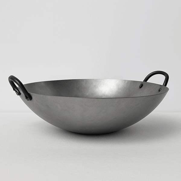 Wok - Steel - 22" - 560(˜)*170(H)mm - Whisk Hospitality - 403551