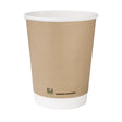 Fiesta Compostable Hot Cup Single Wall Kraft - 225ml (Box 1000) CU980 - Whisk Hospitality - CU980