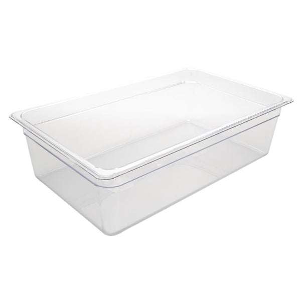 Vogue Clear Polycarbonate - GN 1/1 150mm U226 - Whisk Hospitality - U226