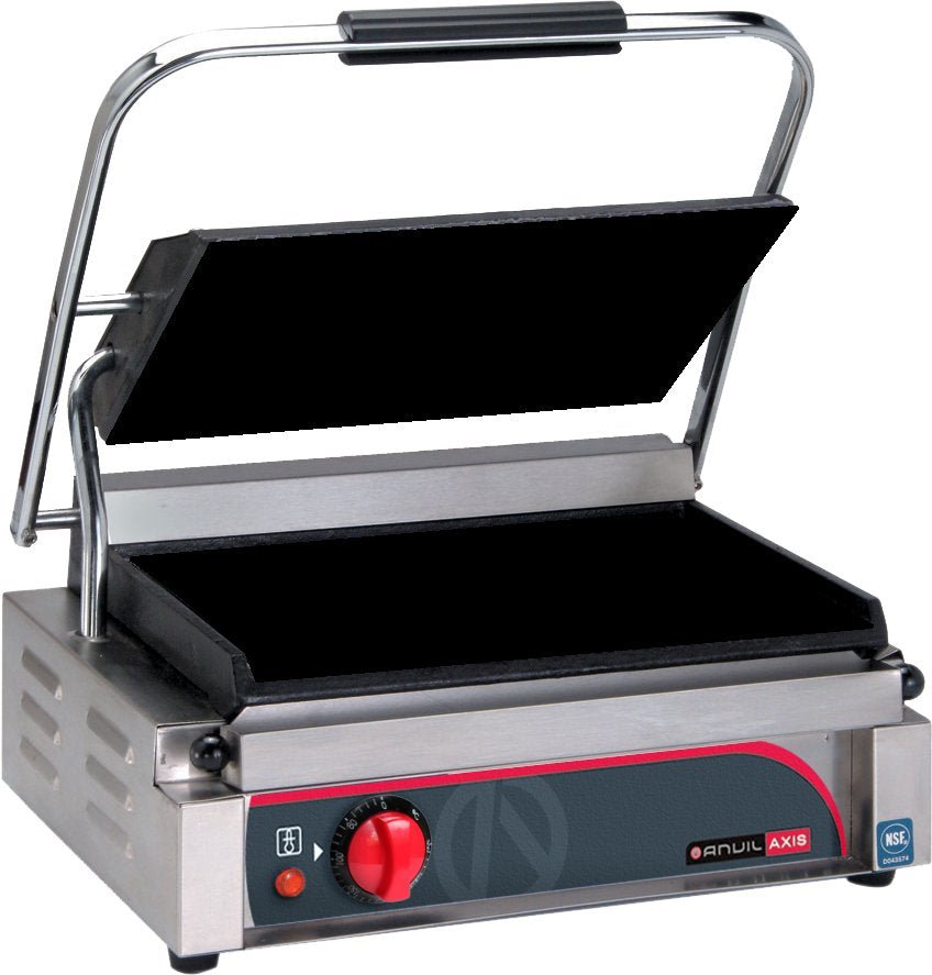 Anvil Panini Press Single Flat Top Flat Bottom TSS2001 - Whisk Hospitality - TSS2001