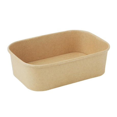 Fiesta Recyclable Rectangular Food Container - 650ml (Pack 300) HW621 - Whisk Hospitality - HW621