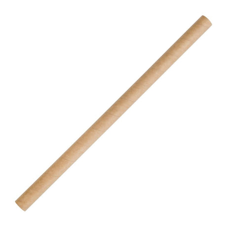 Fiesta Compostable Smoothie Paper Straw Kraft - 210mm 10mm (Pack 250) FB146 - Whisk Hospitality - FB146