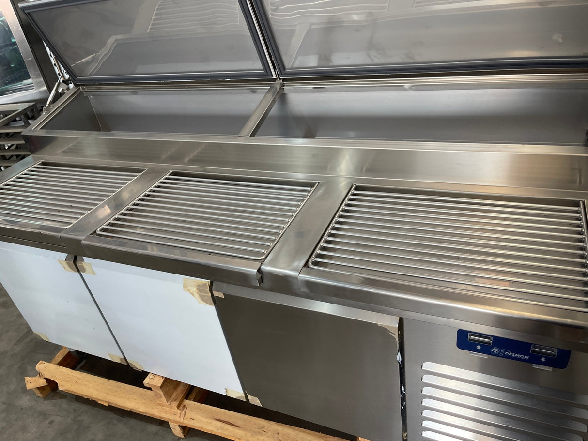 Desmon FPTM3N3G - 80 Pizza Prep Fridge - Whisk Hospitality - 3PA-4290-U0454