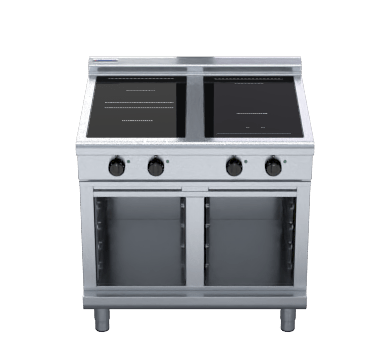 Waldorf 800 Series Inl8400R5F Cb 900Mm Electric Induction Cooktop Low Back Version Cabinet - Whisk Hospitality - INL8400R5F-CB