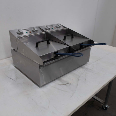 Roband FR25 Contertop Split Pan Fryer - Whisk Hospitality - 874348