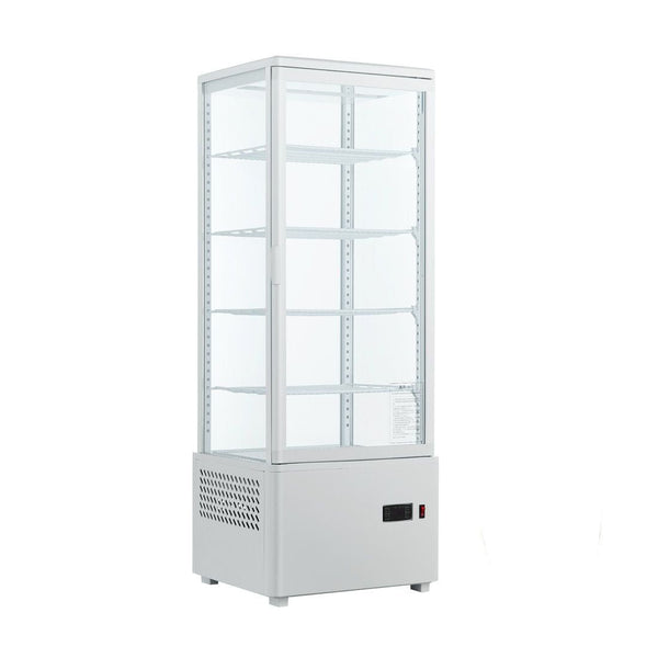 Thermaster TCBD108L Four Sided Countertop Display Fridge 447x400x1194mm - Whisk Hospitality - TCBD108L