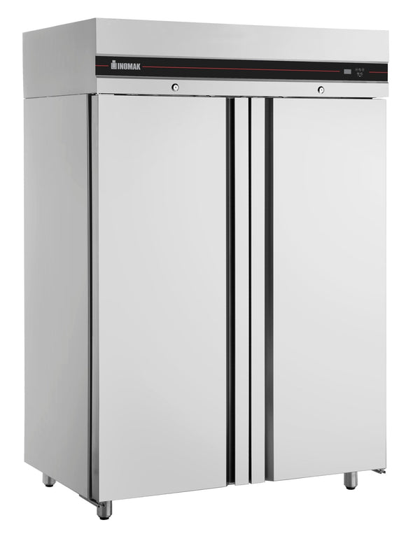Inomak Double Door Slimline Fridge UFI1140SL - Whisk Hospitality - UFI1140SL
