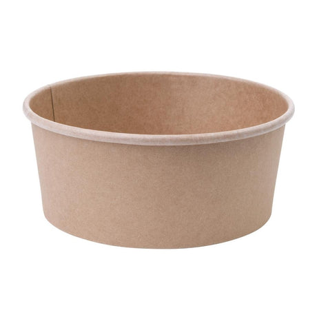 Fiesta Compostable Round Kraft Salad Bowl - 750ml (Pack 300) FB197 - Whisk Hospitality - FB197