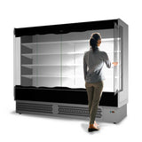 TDVB80 - CA - 250 Vulcano Supermarket 4 Door Open Display - Whisk Hospitality - TDVB80-CA-250