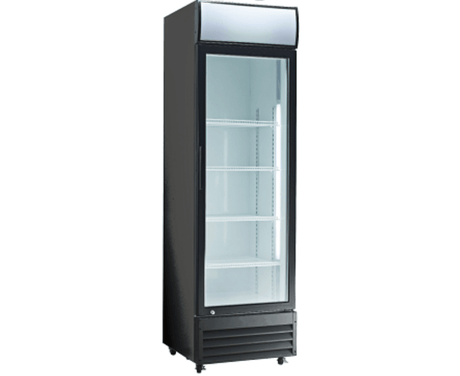 Exquisite One Door Upright Display Fridge - DC400P - Whisk Hospitality - DC400P