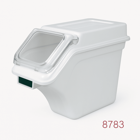 Ingredient Bin - White - 20L - 615mm*310mm*430mm - Polyethylene - Whisk Hospitality - 78686