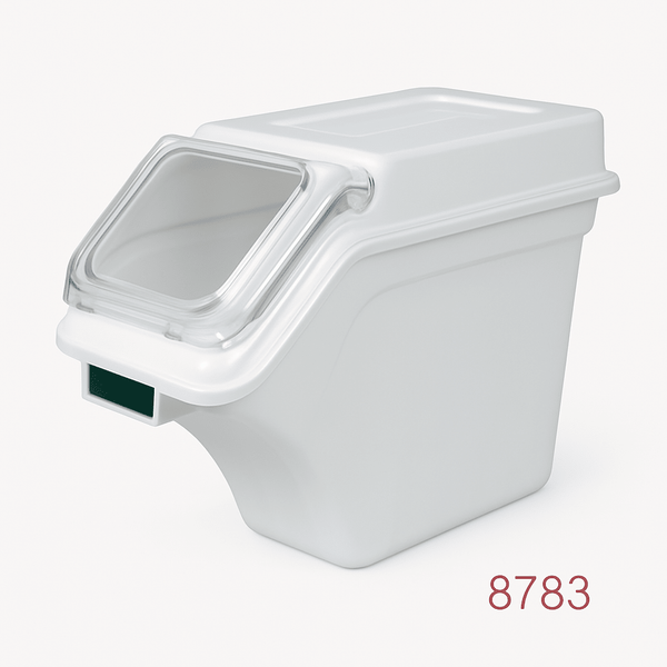 Ingredient Bin - White - 20L - 615mm*310mm*430mm - Polyethylene - Whisk Hospitality - 78686
