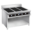 Electmax 700 Series Induction 6 - Burner Cooker with Splashback EIC7 - 1200P - Whisk Hospitality - EIC7-1200P