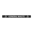 Jantex Slim Bin Lid Label - General Waste FX193 - Whisk Hospitality - FX193