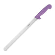 Hygiplas Slicer Serrated Purple - 300mm 12" FX119 - Whisk Hospitality - FX119
