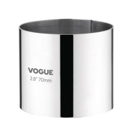 Vogue Mousse Ring St/St - 70x60mm 2 3/4x2 1/4" CC056 - Whisk Hospitality - CC056