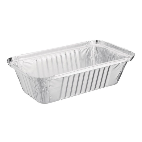 Fiesta Recyclable Rectangular Foil Container - 660ml 200x109mm (Pack 500) CD951 - Whisk Hospitality - CD951