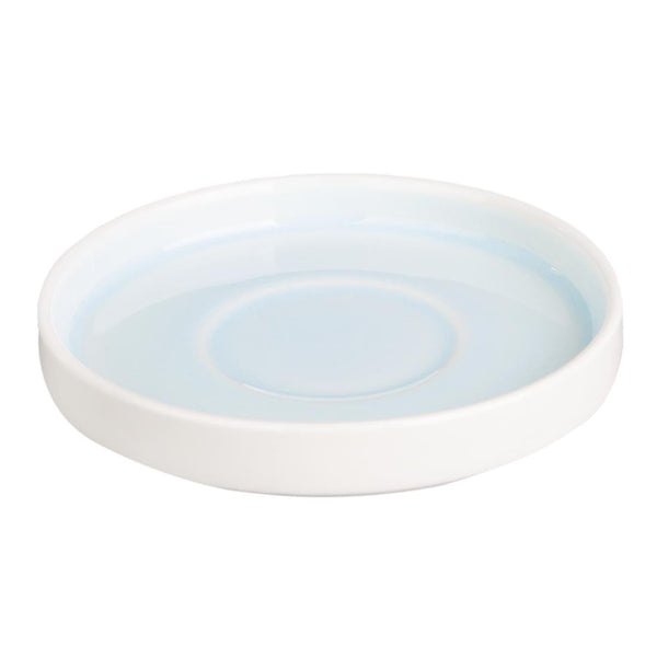 Olympia Fondant Saucer Aqua - 135mm 5 1/3" for CU184 (Box 6) CU185 - Whisk Hospitality - CU185