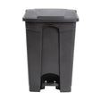 Jantex Kitchen Pedal Bin Black - 45Ltr CW722 - Whisk Hospitality - CW722