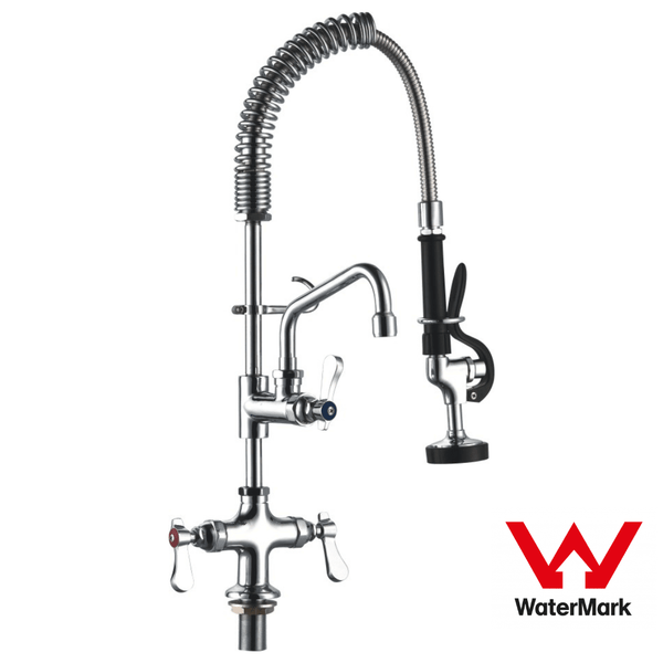 Sunmixer Pre Rinse Unit with Add - on Faucet and 152mm Swing Nozzle T98001MN - 2 - Whisk Hospitality - T98001MN-2