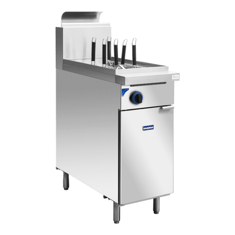 Gasmax V Pan Natural Gas 6 Baskets Pasta and Noodle Cooker PC150 - 6 - Whisk Hospitality - PC150-6