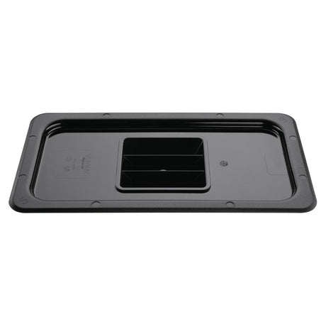 Vogue Black Polycarbonate Lid - GN 1/3 U476 - Whisk Hospitality - U476